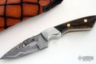 Mini Damascus Fixed Blade