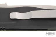 Emerson CQC7 - E7T01 Tanto Auto Solid Black / Bead Blast / Plain Edge