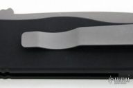 Emerson CQC7 - E7T02 Tanto Auto Solid Black / Bead Blast / Serrated Edge