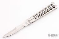 ハンティングナイフ、狩猟刀 Jody Samson Custom Ground Balisong Ats-34 Weehawk Balisong - Jody Samson Ground - Arizona Custom Knives