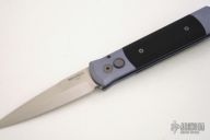 Godfather - Gray Handle / Black G10 Inlays / Satin Blade