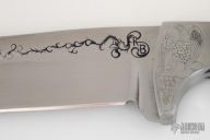 Engraved Fixed Blade