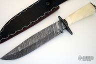Damascus & Camel Bone Knife