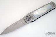 Engraved Lockback Folding Knife