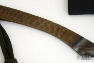 Titanium Kiridashi Hammered Anodized