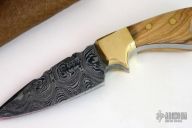 Mini Damascus Fixed Blade