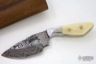 Mini Damascus Fixed Blade