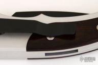 Runt J4 Limited - Silver Handle w/ Cocobolo Inlays / Black Blade