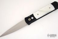 Godfather Limited Edition - Satin Black Handle/White Mother-of-Pearl Inlays/Mirror Polish Blade #6 of 50