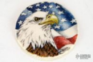 Eagle and Flag Scrim