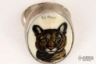 Bobcat Ivory Ring