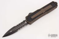 175-2T Scarab D/E - Black Tactical Serrated - #078of100