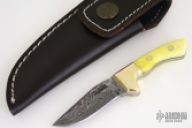 Mini Damascus Fixed Blade