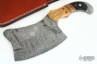 Damascus Cleaver w/ Extra Blade