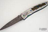Damascus Linerlock Folder