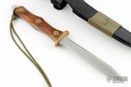 M4 Dagger - Checkered Wood - Arizona Custom Knives