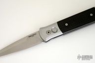 Godfather 900CF - Special Grey Handle / Carbon Fiber Inlays / Satin Blade