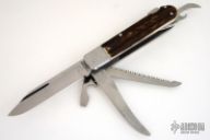 Multi-Blade Slipjoint with Corkscrew