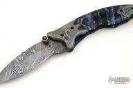 Damascus & Mammoth Tooth Folder