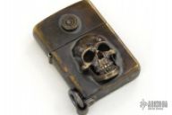 Brass Skull Lighter