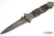 Damascus & Black Lip Pearl Folder