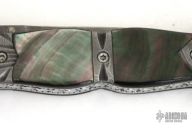 Damascus & Black Lip Pearl Folder