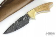 Mini Damascus Fixed Blade