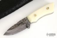 Mini Damascus Fixed Blade