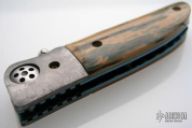 Damascus & Mammoth Ivory Folder