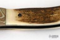 Damascus & Mammoth Ivory Flipper