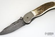 Damascus Linerlock Folder
