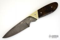 Damascus Fixed Blade - "Wave"