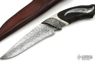 Damascus Clip Point Hunter
