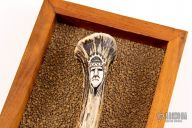 Carved Stag Hunter #260