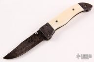 Damascus linerlock