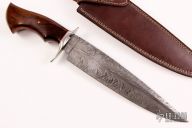 Feather Damascus Bowie