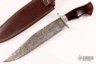 Feather Damascus Bowie