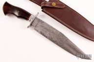 Feather Damascus Bowie