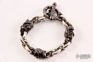 Ag/Fe Kamikaze Basic Link Bracelet - Ryk Personal Collection