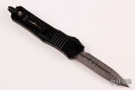 142-16CFTI Combat Troodon D/E - Carbon Fiber Damascus w/ Ti Hardware
