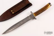 Damascus and Stag Dagger