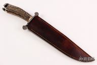 Damascus and Stag Bowie