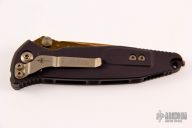 Socom Elite Tanto - Bronzed Razorwire Damascus and Stingray Inlays