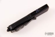 233-16CFTI UTX-85 T/E Carbon Fiber Damascus Standard Blue Titanium Hardware