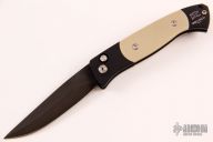 1231 BREND Auto #2 Ltd. - Black/Tan Handle, Black Blade