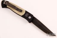 1231 BREND Auto #2 Ltd. - Black/Tan Handle, Black Blade