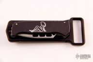 Micro Militia Auo Belt Buckle - Biker Babe