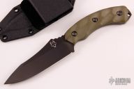 Jackal - Black PVD w/ Green G-10  