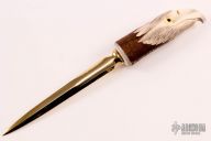 Carved Eagle Letter Opener 