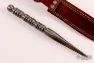 Damascus Triangle Dagger